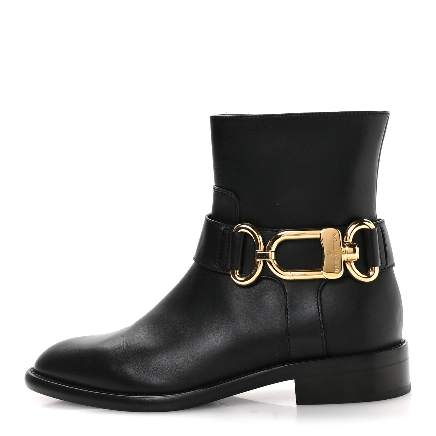 Louis Vuitton Calfskin Westside Flat Ankle Boots 39 Black 1 of 8