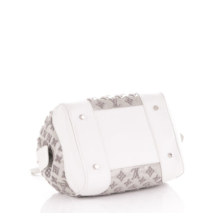 Louis Vuitton Monogram Bouclettes Speedy Round Perle 3 of 6