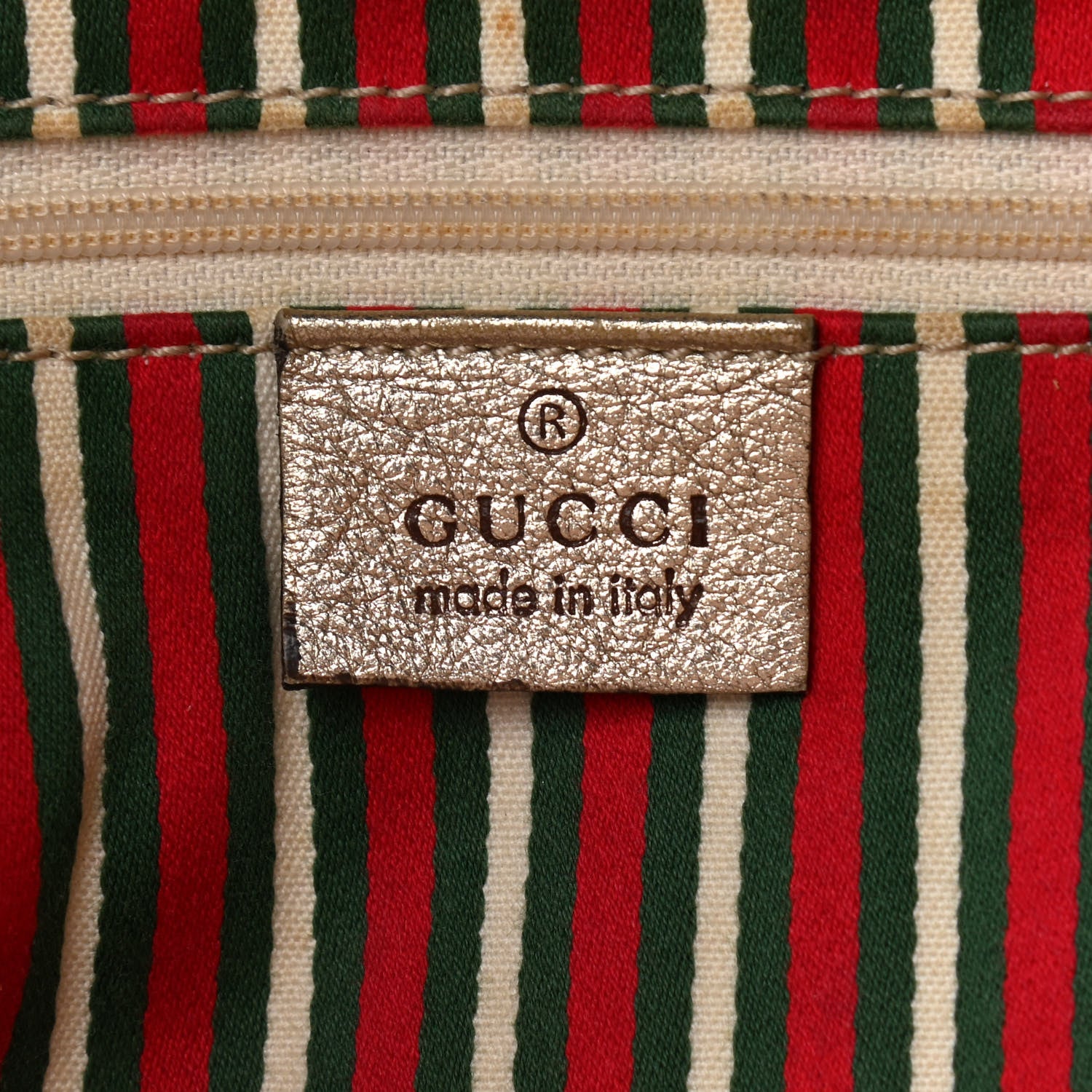 Gucci Monogram Medium Abbey Tote Gold 5 of 12