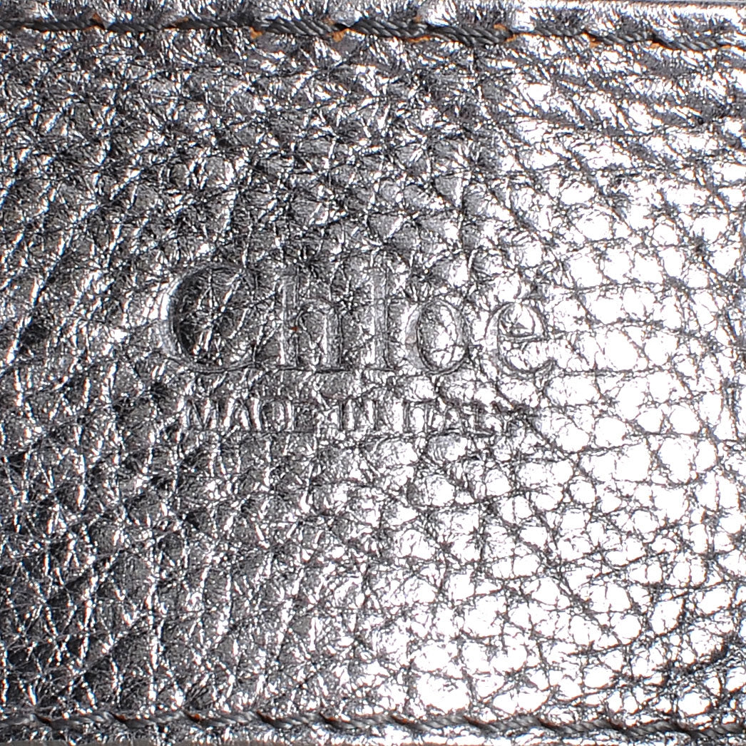 Chloe Leather Paddington Hobo Silver 7 of 8