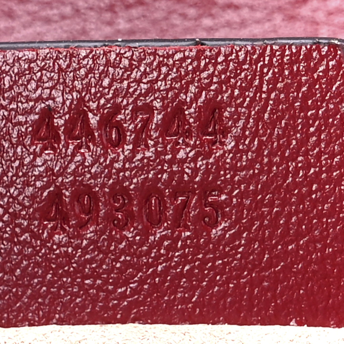 Monogram Azalea Calfskin Matelasse Diagonal Mini GG Marmont Shoulder Bag Beige Ebony New Cherry Red