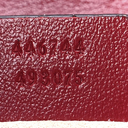 Gucci Monogram Azalea Calfskin Matelasse Diagonal Mini GG Marmont Shoulder Bag Beige Ebony New Cherry Red 6 of 9
