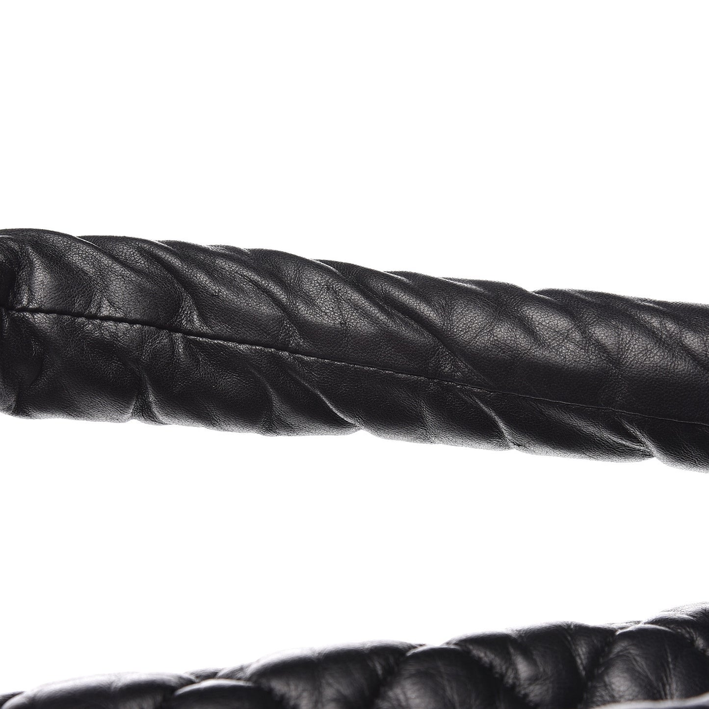 Lambskin Quilted Coco Cocoon Hobo Black