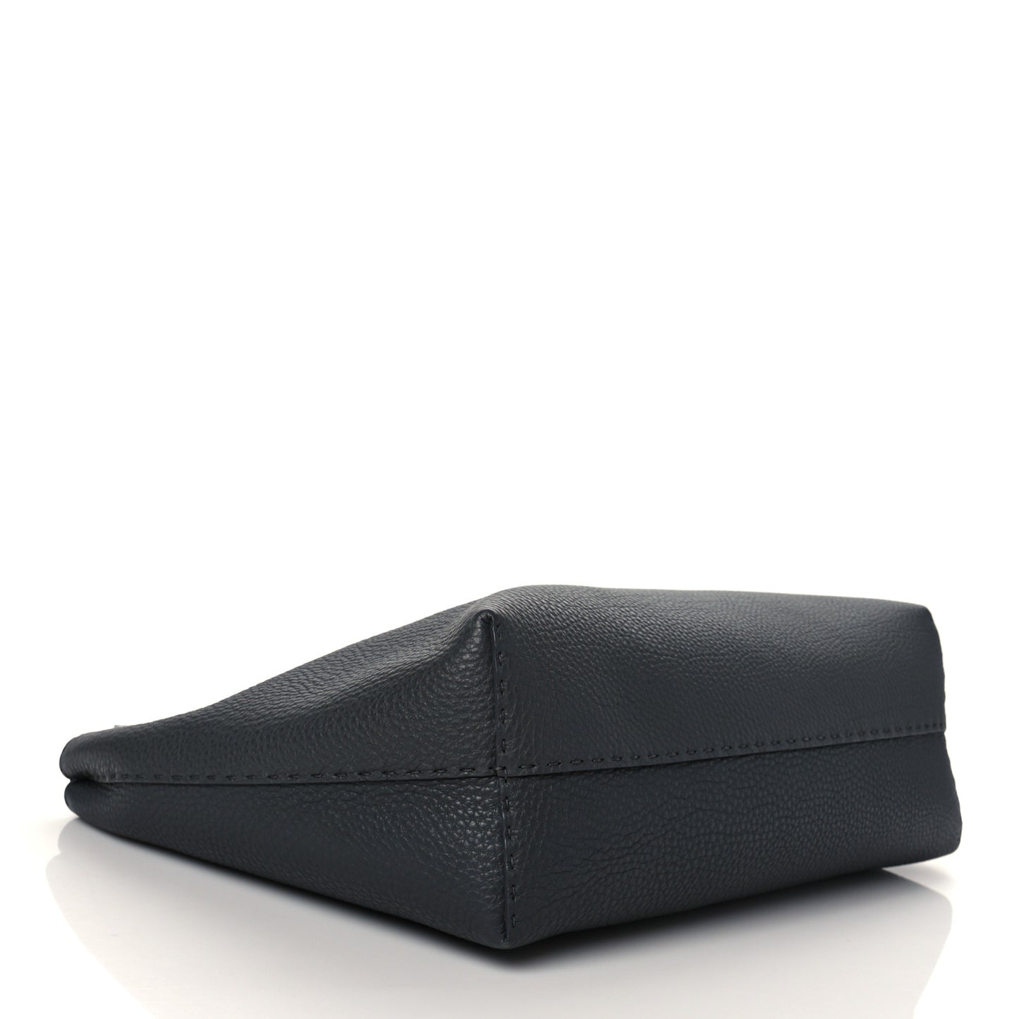 Cuoio Romano Selleria Bi-Color Carla Shopping Tote Asfalto Papavero
