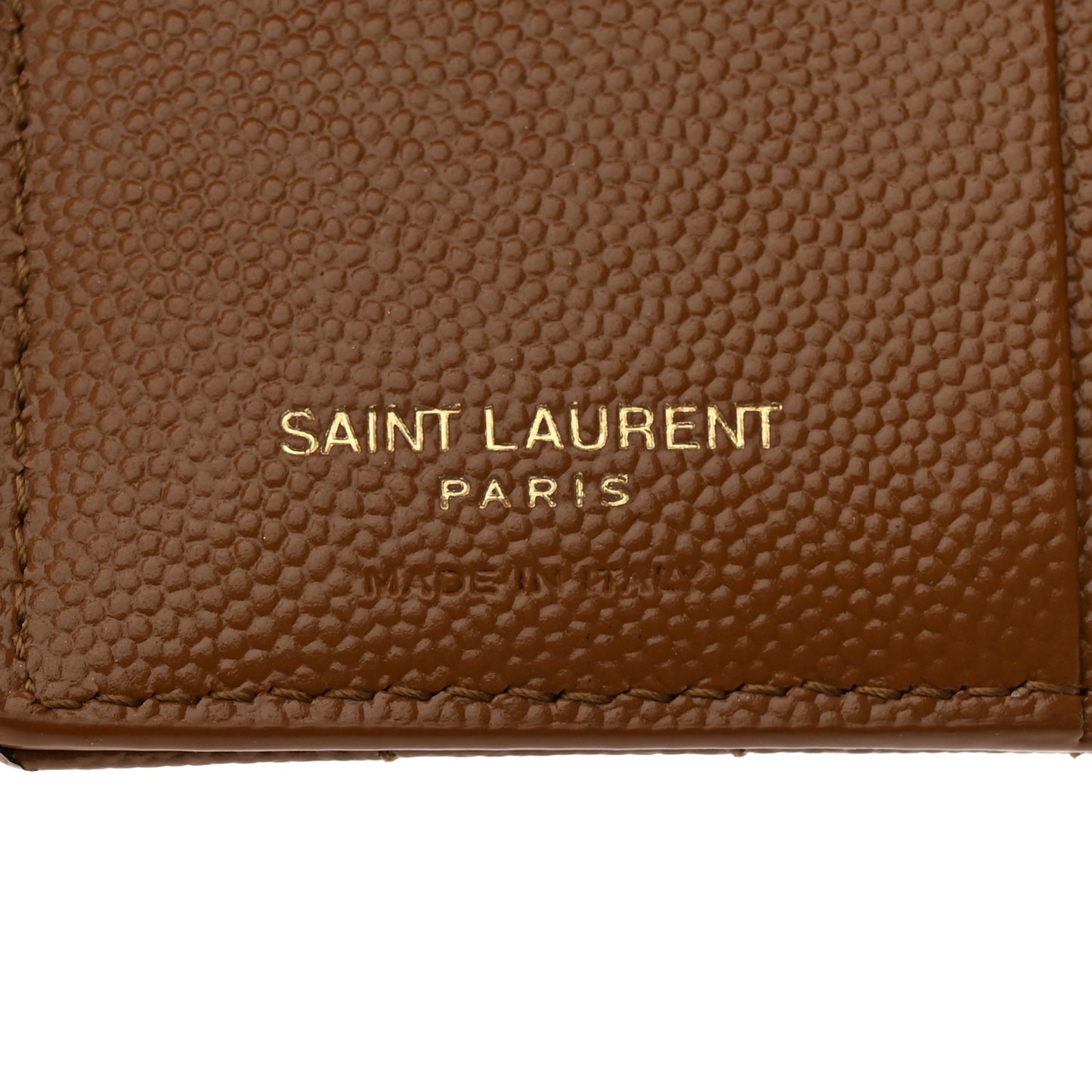 Grain De Poudre Matelasse Chevron Monogram Zipped Card Case Natural Dark