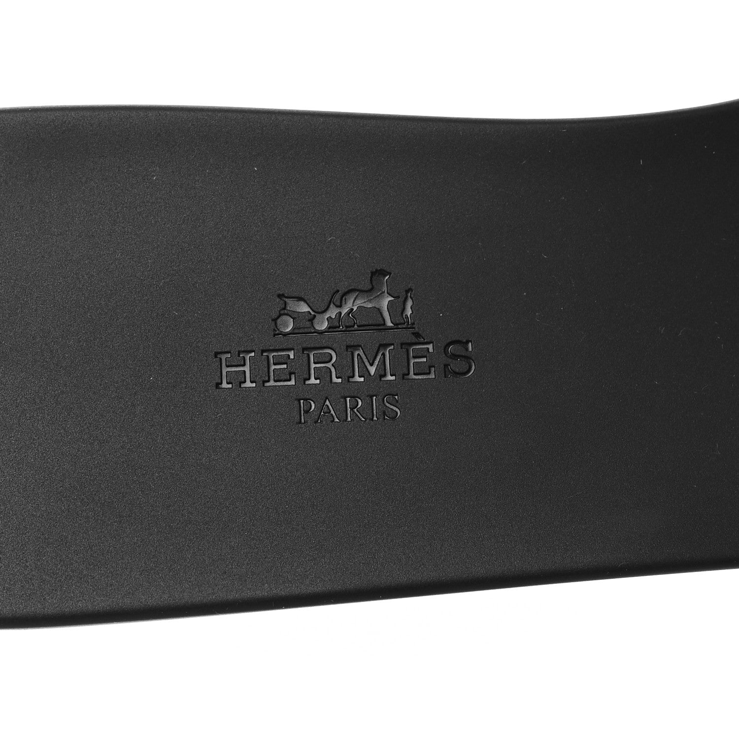 Hermes Rubber Aloha Sandals 40 Black 7 of 8