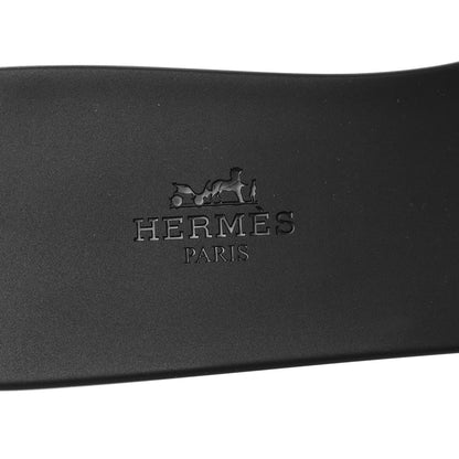 Hermes Rubber Aloha Sandals 40 Black 7 of 8