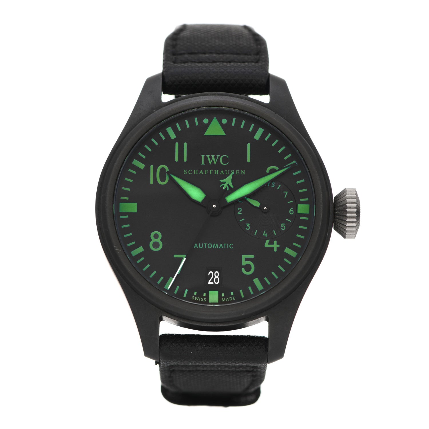 IWC Stainless Steel Ceramic Nylon 46mm Top Gun Edition Big Pilot Automatic Watch Black IW501903 1 of 5