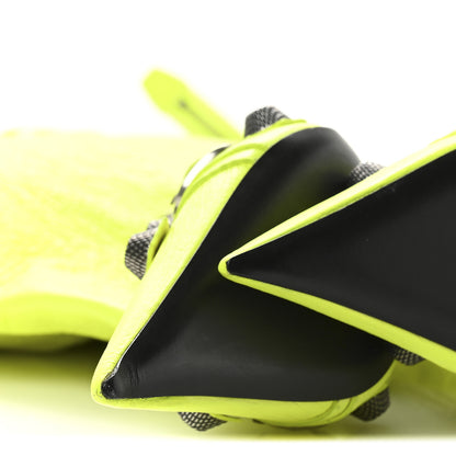 Balenciaga Agneau Arena Le Cagole Boot Bag Fluo Yellow 9 of 11