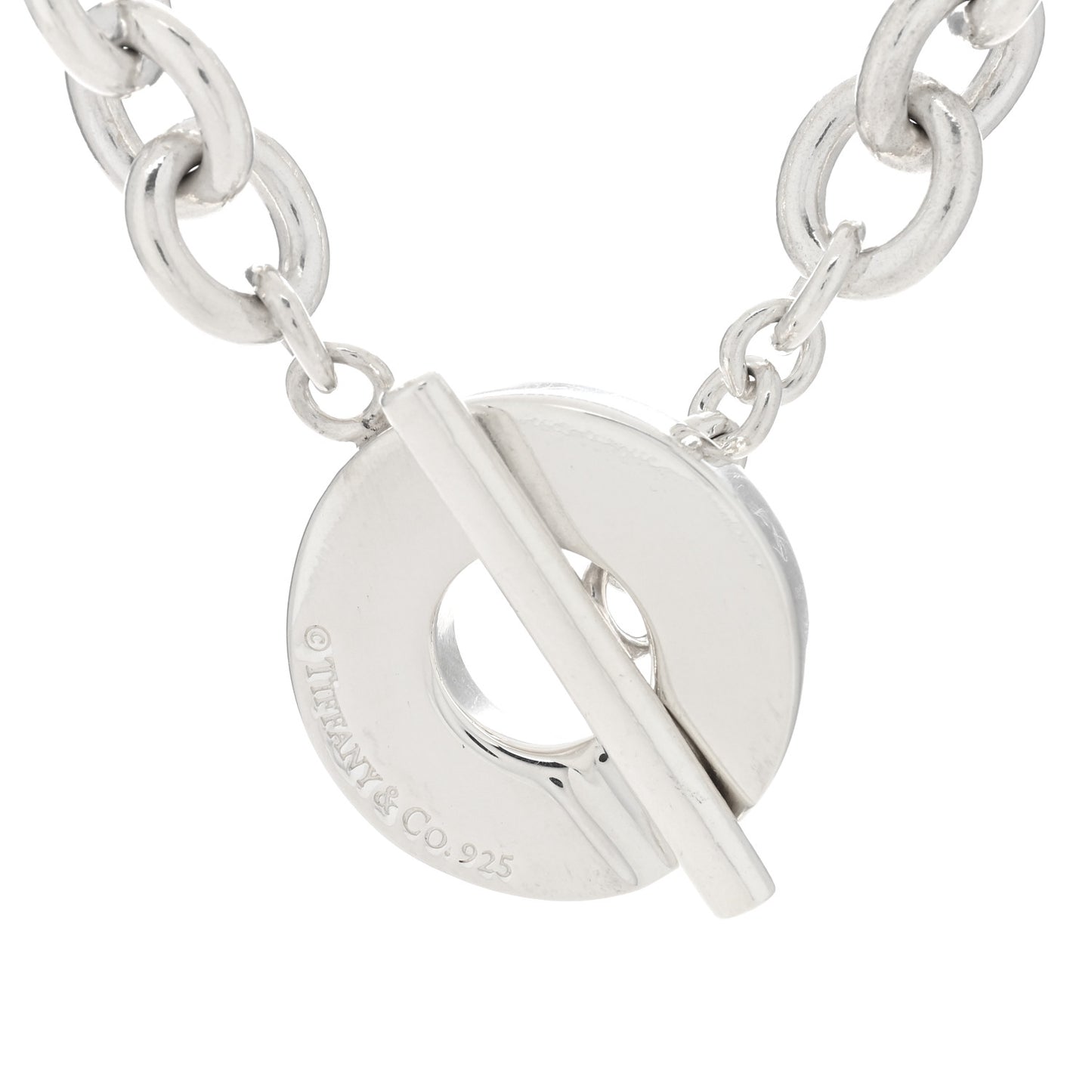 Sterling Silver 1837 Toggle Necklace