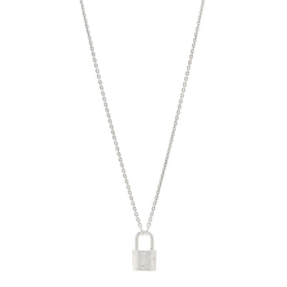 Louis Vuitton Sterling Silver Lockit Necklace 1 of 4