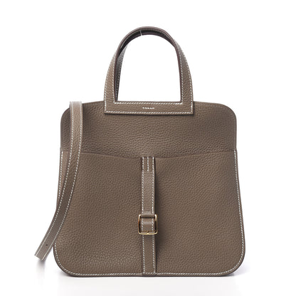 Hermes Taurillon Clemence Halzan 25 Etoupe 3 of 12