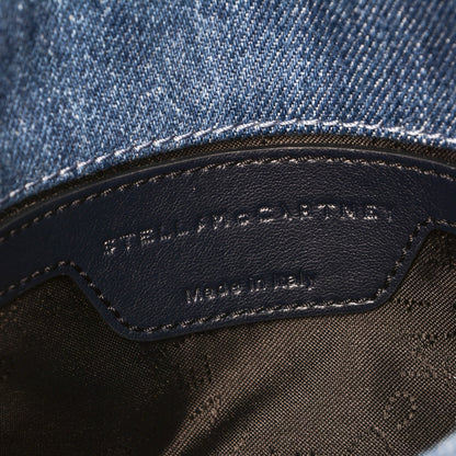 Stella McCartney Eco Denim Embroidered Falabella Crossbody Cerulean 7 of 7