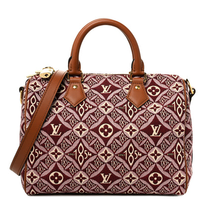 Louis Vuitton Jacquard Since 1854 Speedy Bandouliere 25 Bordeaux 1 of 11