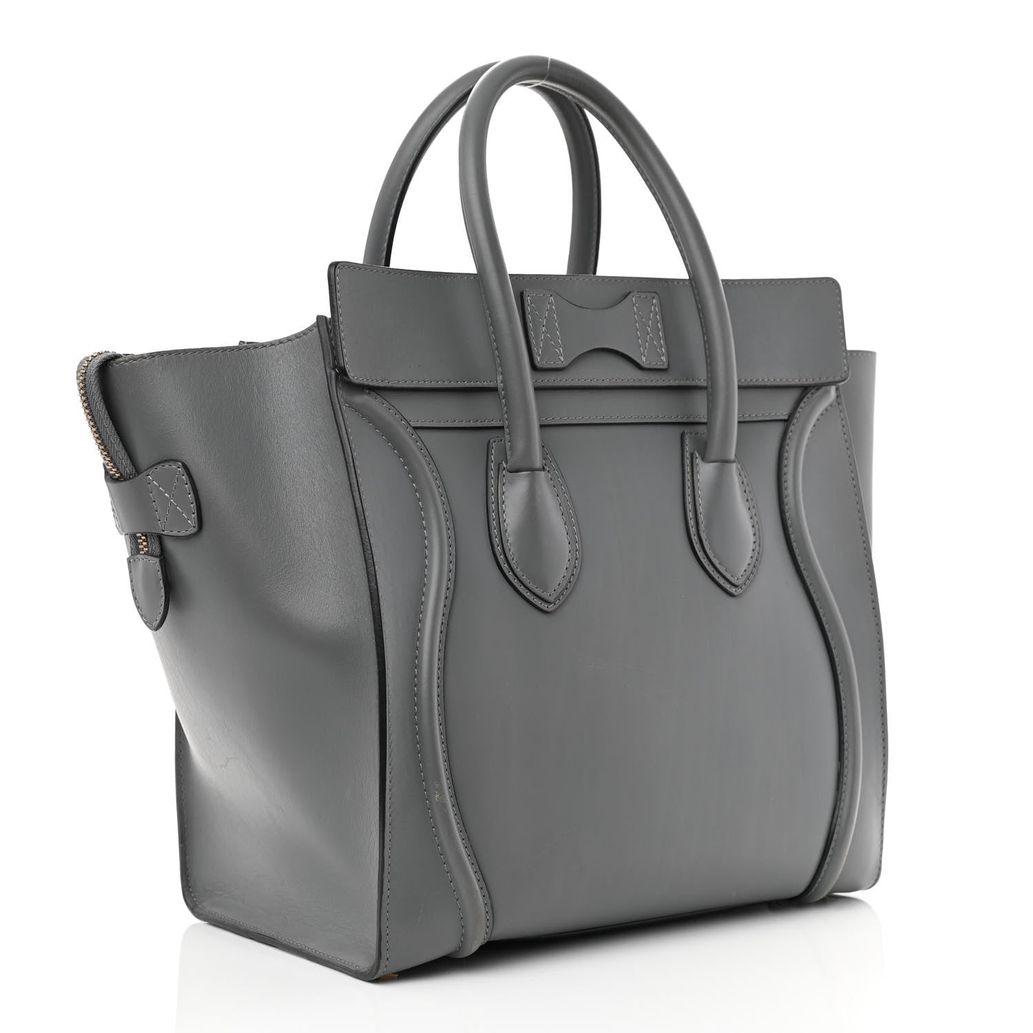 Celine Smooth Calfskin Mini Luggage Storm 3 of 14
