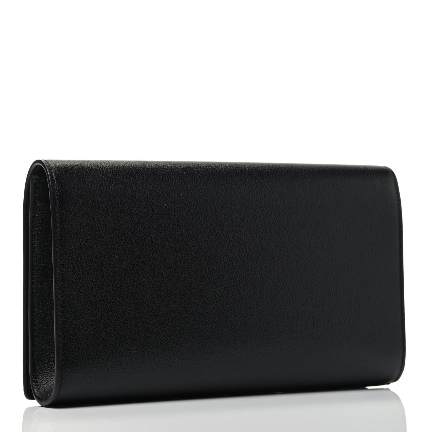 Saint Laurent Calfskin Monogram Large Belle De Jour Clutch Black 2 of 3