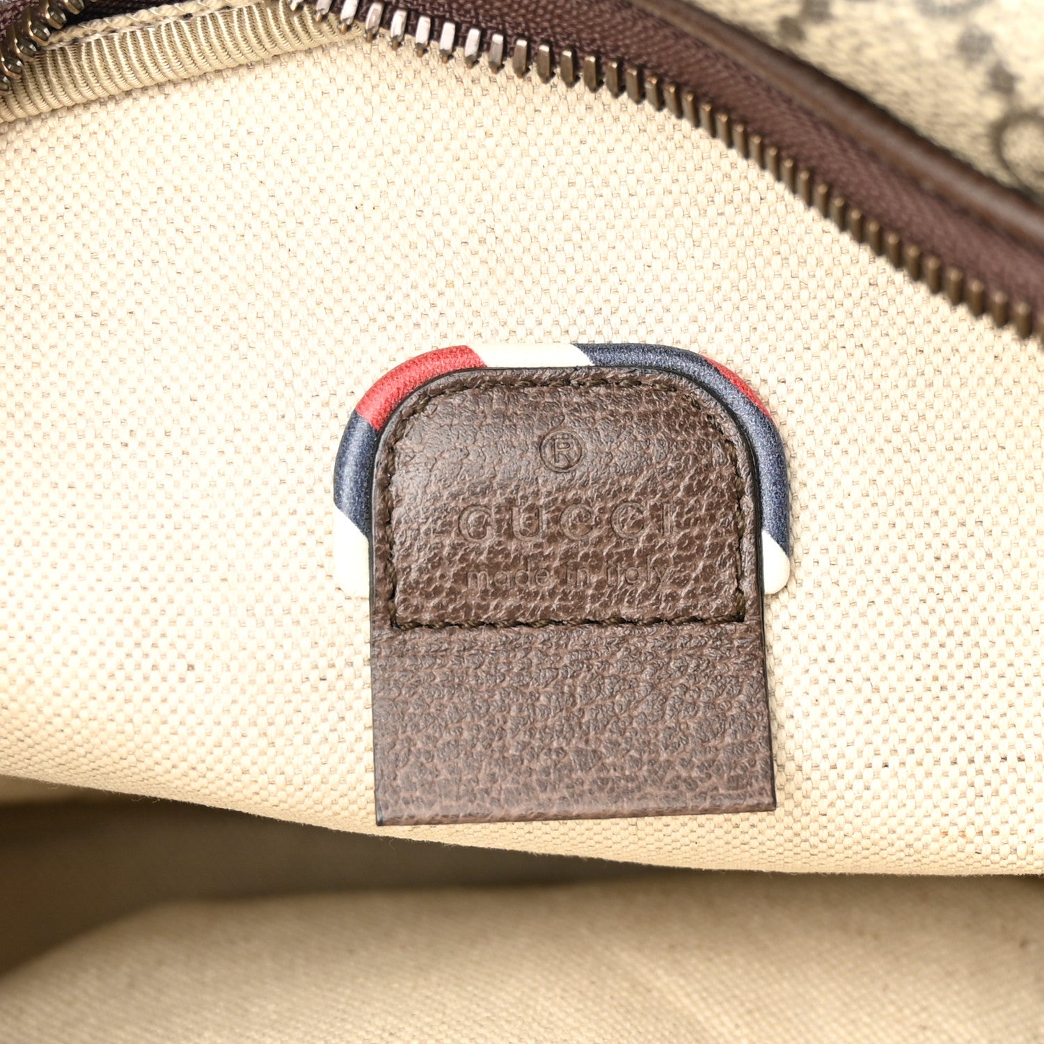 Gucci GG Supreme Monogram Courrier Belt Bag Beige New Acero 6 of 10