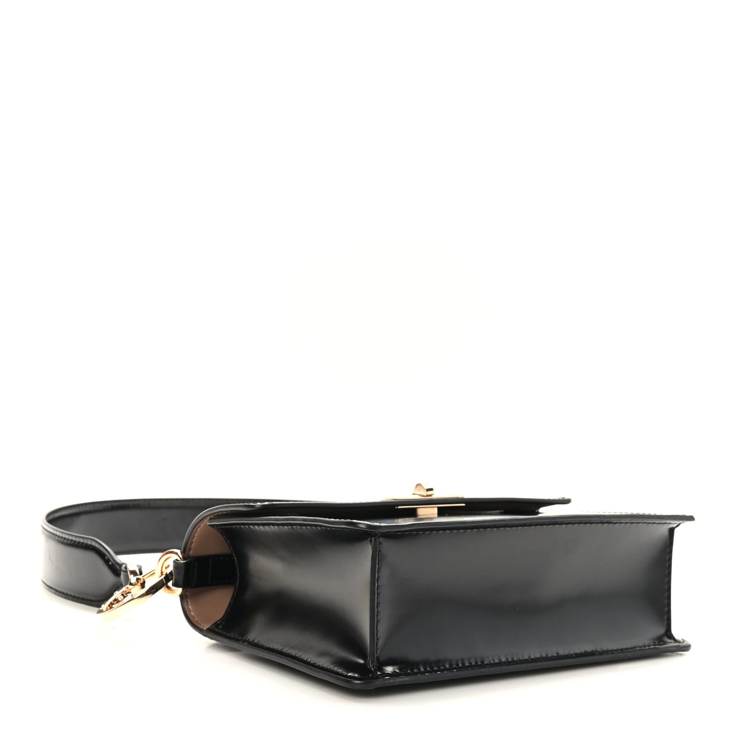 Calfskin The Downtown Shoulder Bag Black