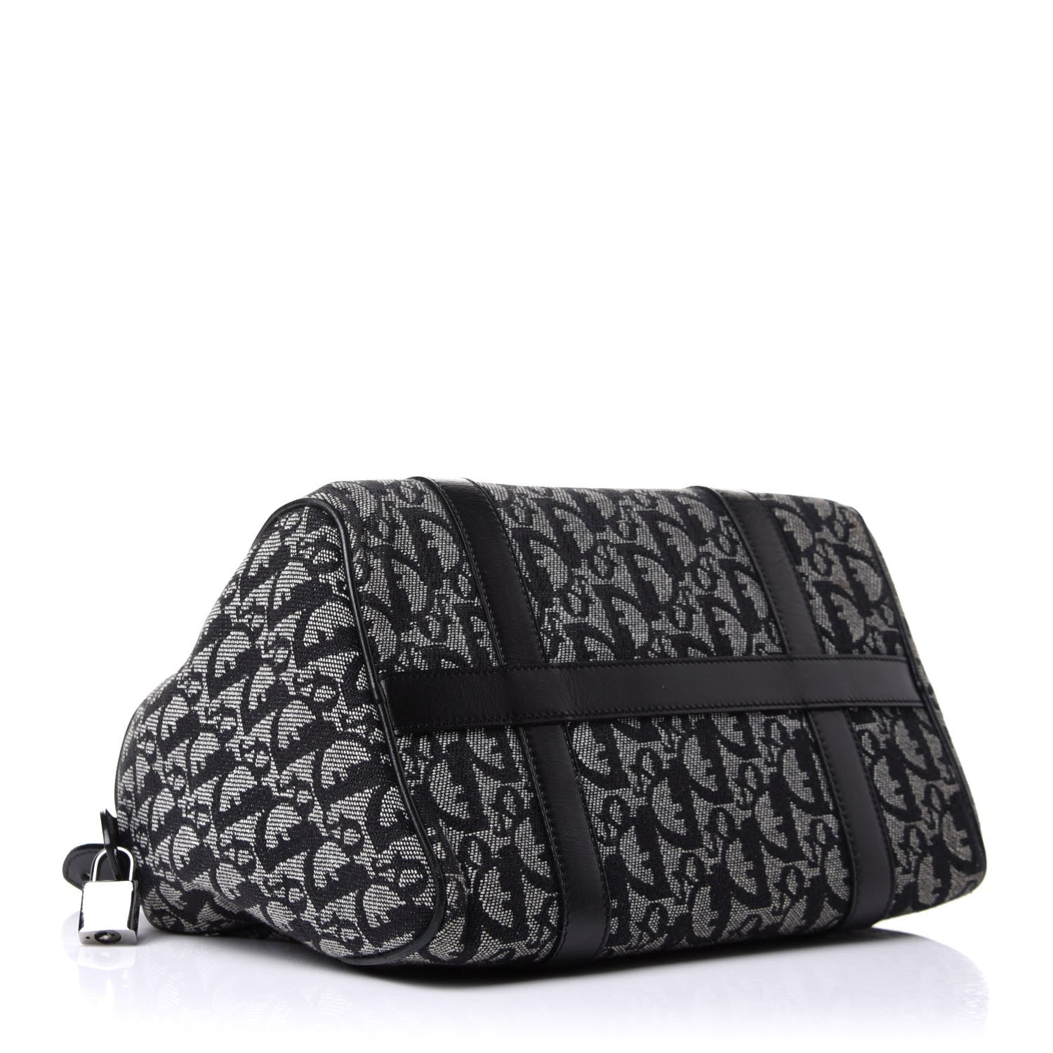 Christian Dior Monogram Boston Black 4 of 12