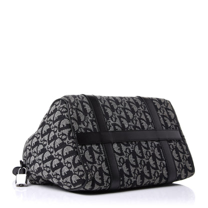 Christian Dior Monogram Boston Black 4 of 12