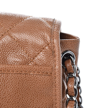 Chanel Grained Calfskin Medium Natural Beauty Messenger Beige 9 of 9