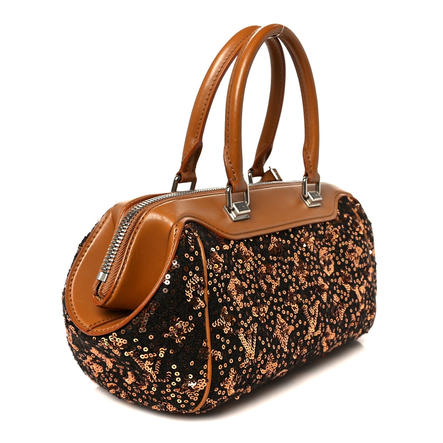 Sequin Monogram Sunshine Express Baby Gold