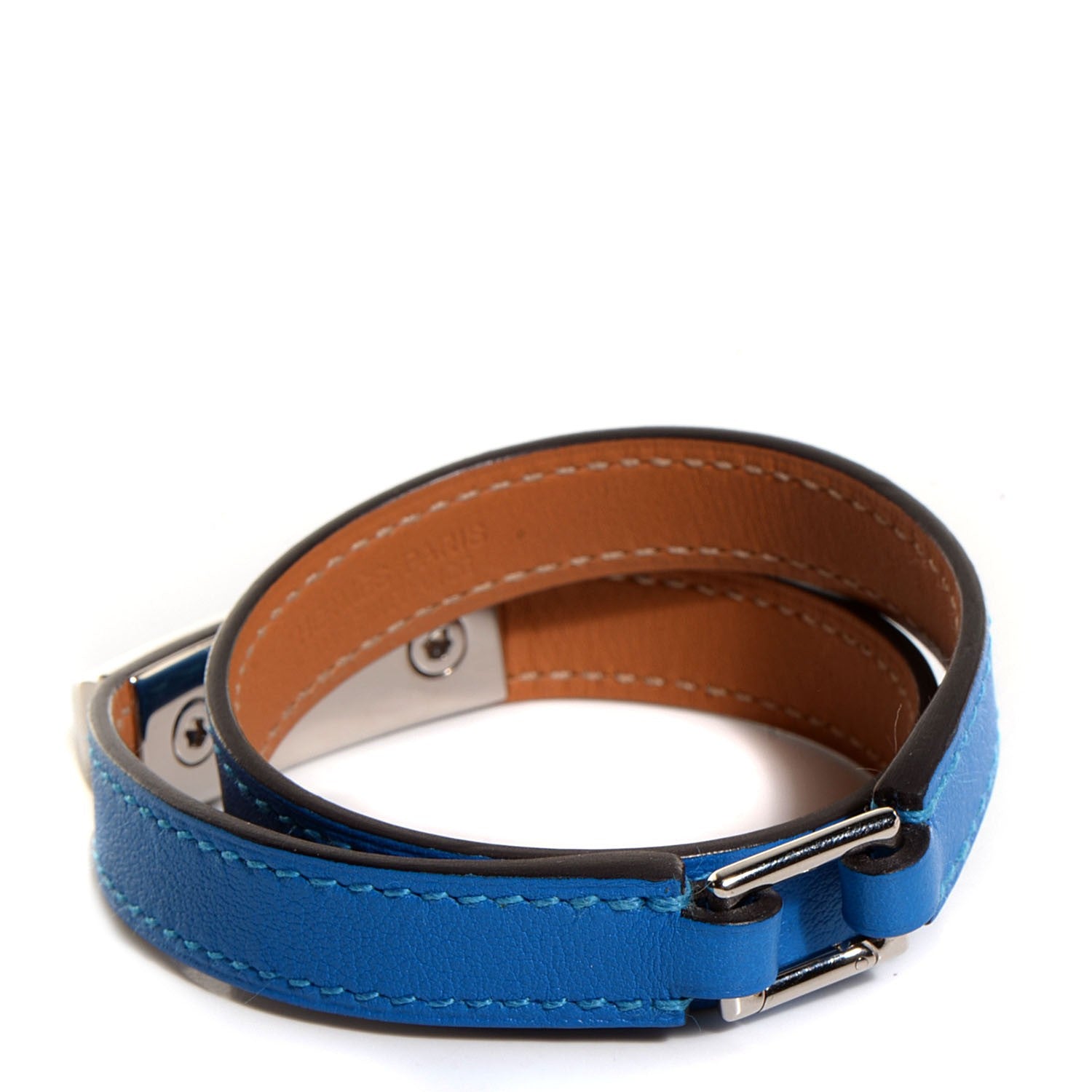 Hermes Swift Rivale Double Tour S Bleu Cobalt 3 of 9