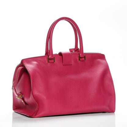 Saint Laurent Calfskin Medium Classic Y Cabas Fuchsia 3 of 9