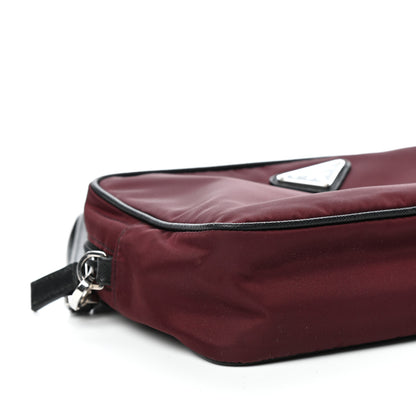Prada Tessuto Nylon Saffiano Wristlet Granato 8 of 9