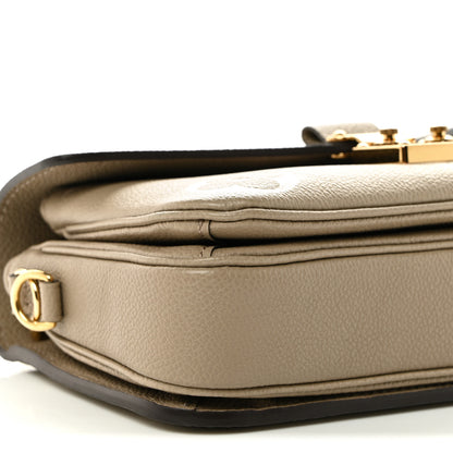 Louis Vuitton Empreinte Monogram Giant Pochette Metis East West Tourterelle Creme 8 of 10