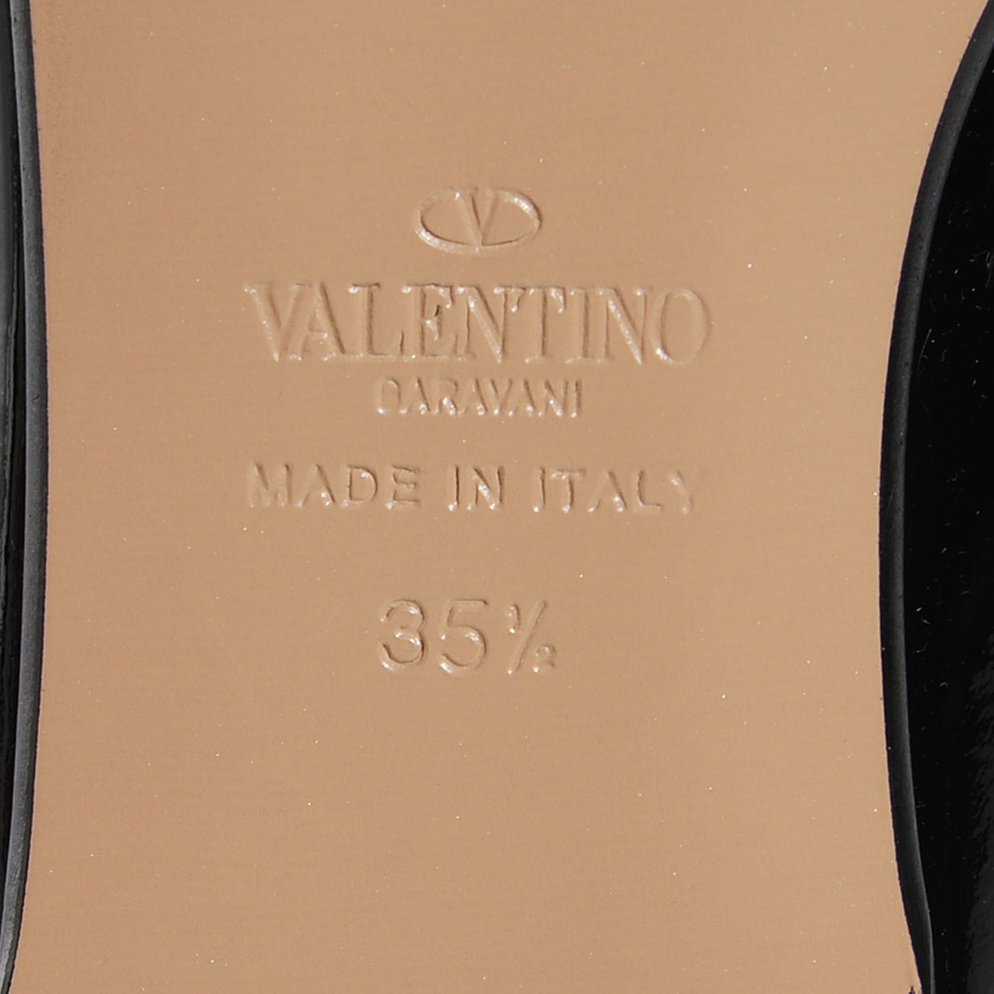 Patent Loafer Flats 35.5 Black