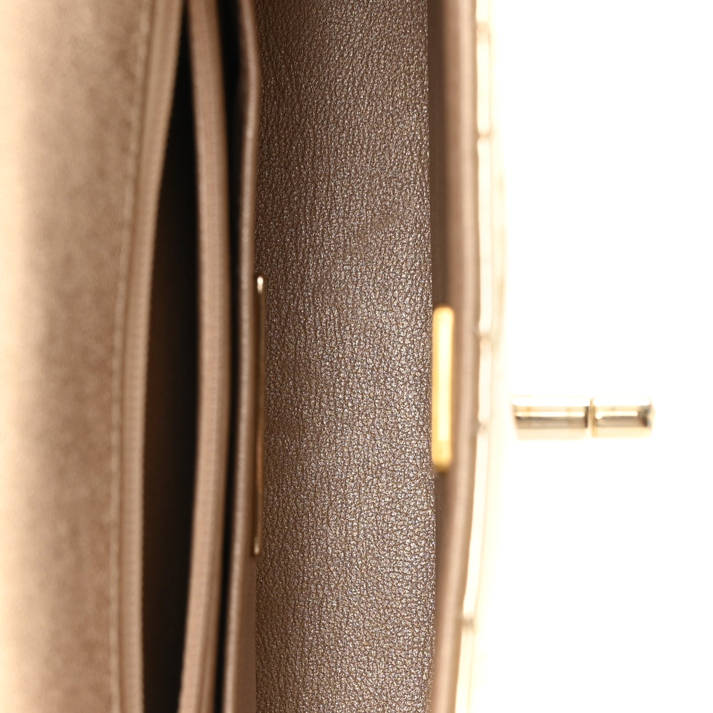 Mirror Calfskin Metallic Calfskin Quilted Hollywood Boulevard Mini Flap With Star Coin Purse Gold