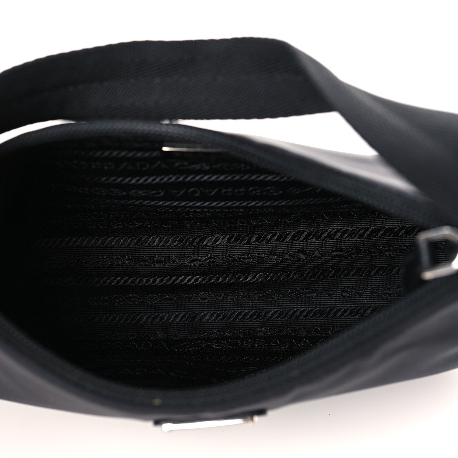 Prada Tessuto Nylon Mini Re-Edition 2000 Bag Black 5 of 9