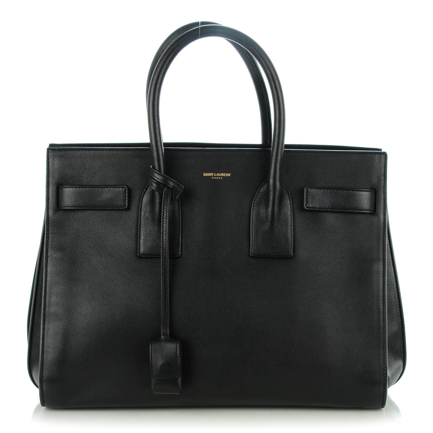 Calfskin Small Sac De Jour Black