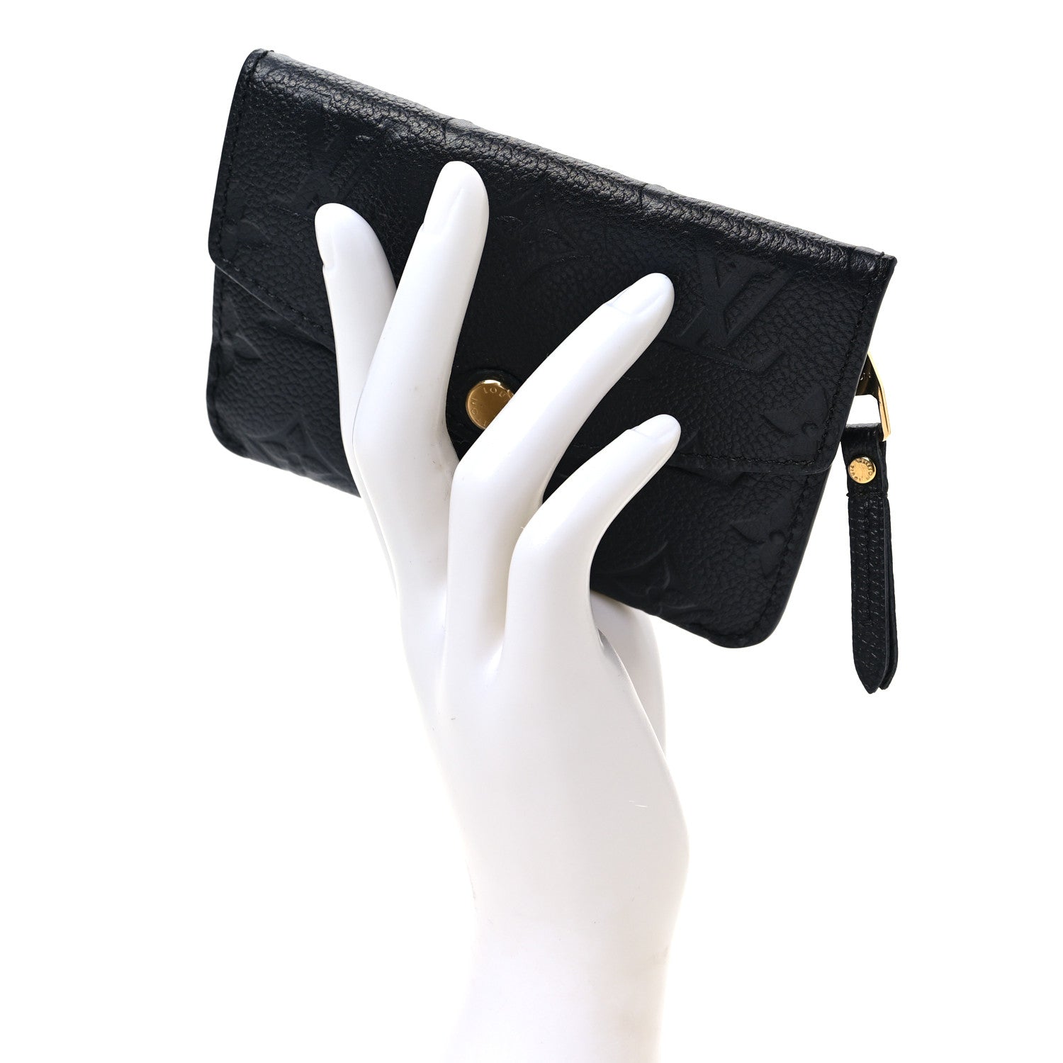 Louis Vuitton Empreinte Key Pouch Black 2 of 7