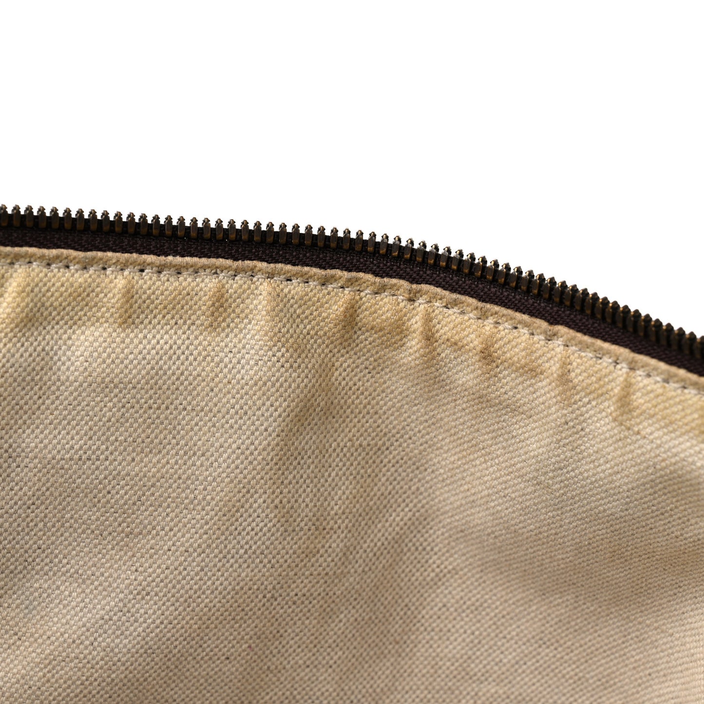 GG Supreme Monogram Web Ophidia Half Moon Hobo Brown