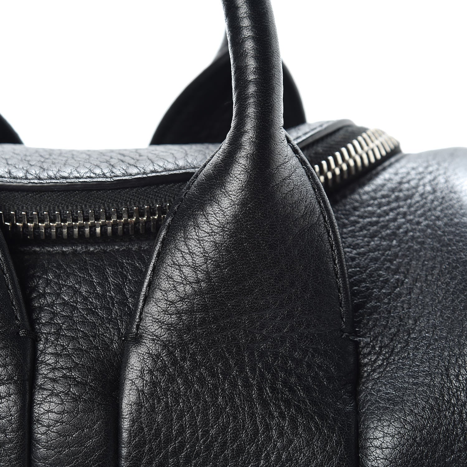 Alexander Wang Pebbled Lambskin Mini Rockie Black Rhodium Hardware 18 of 20