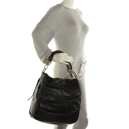 Christian Dior Lambskin Medium Libertine Hobo Black 2 of 7