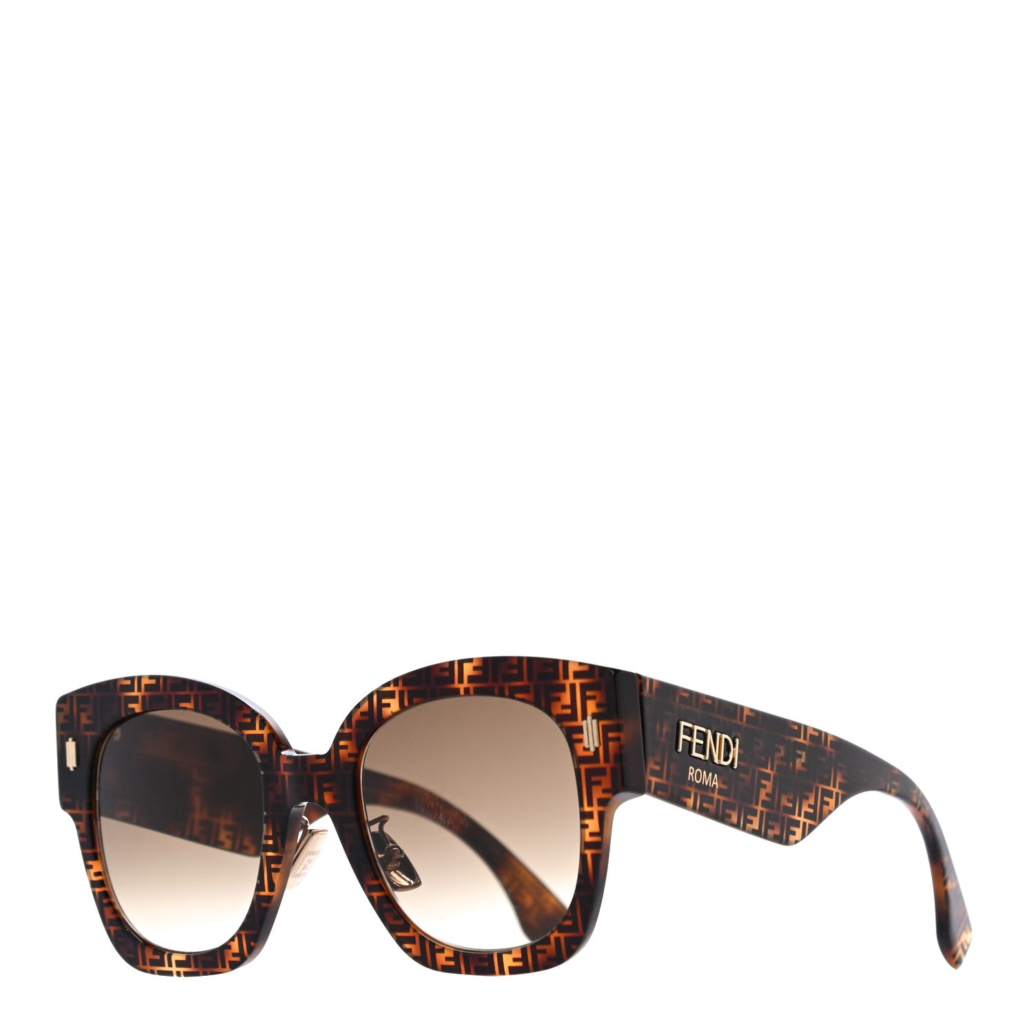 Fendi Acetate FF Sunglasses FF 0458/G/S Havana 1 of 7