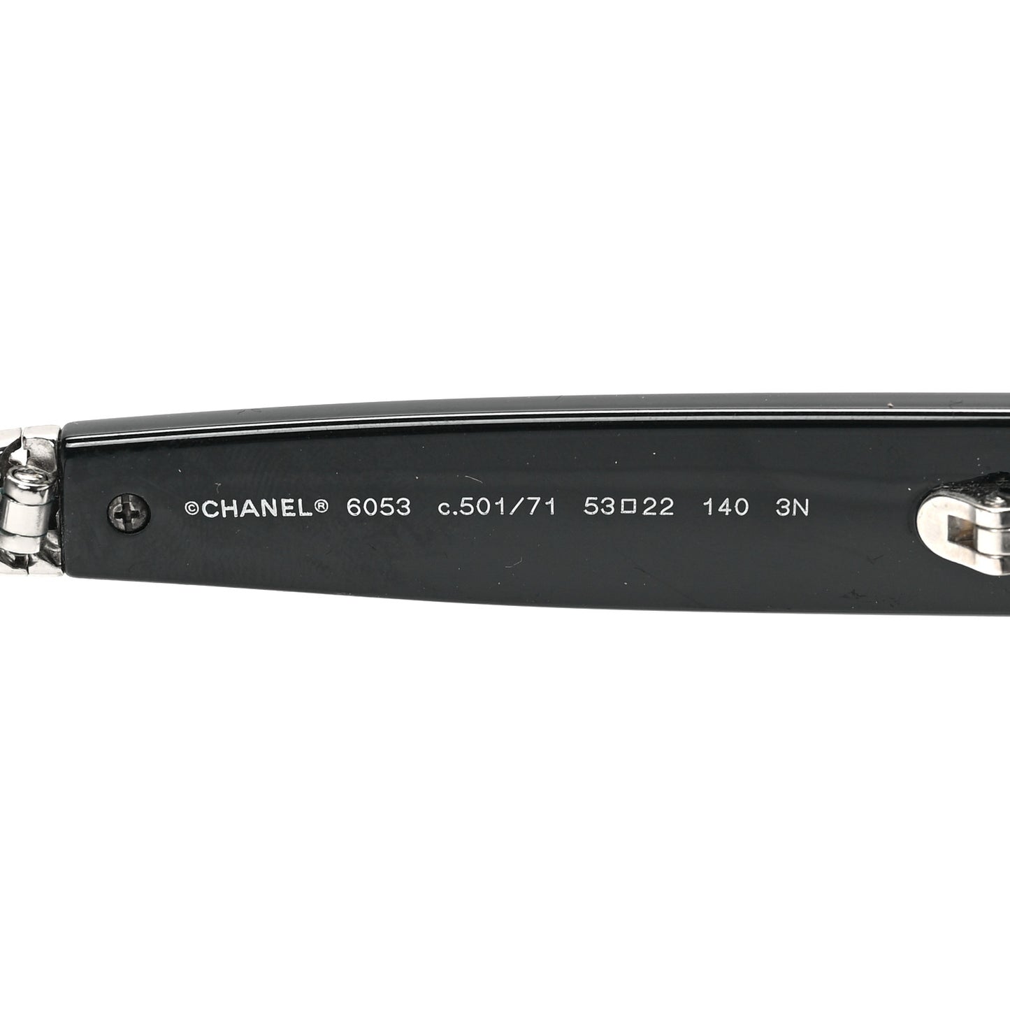 Acetate Metal Square Folding Sunglasses 6053 Black