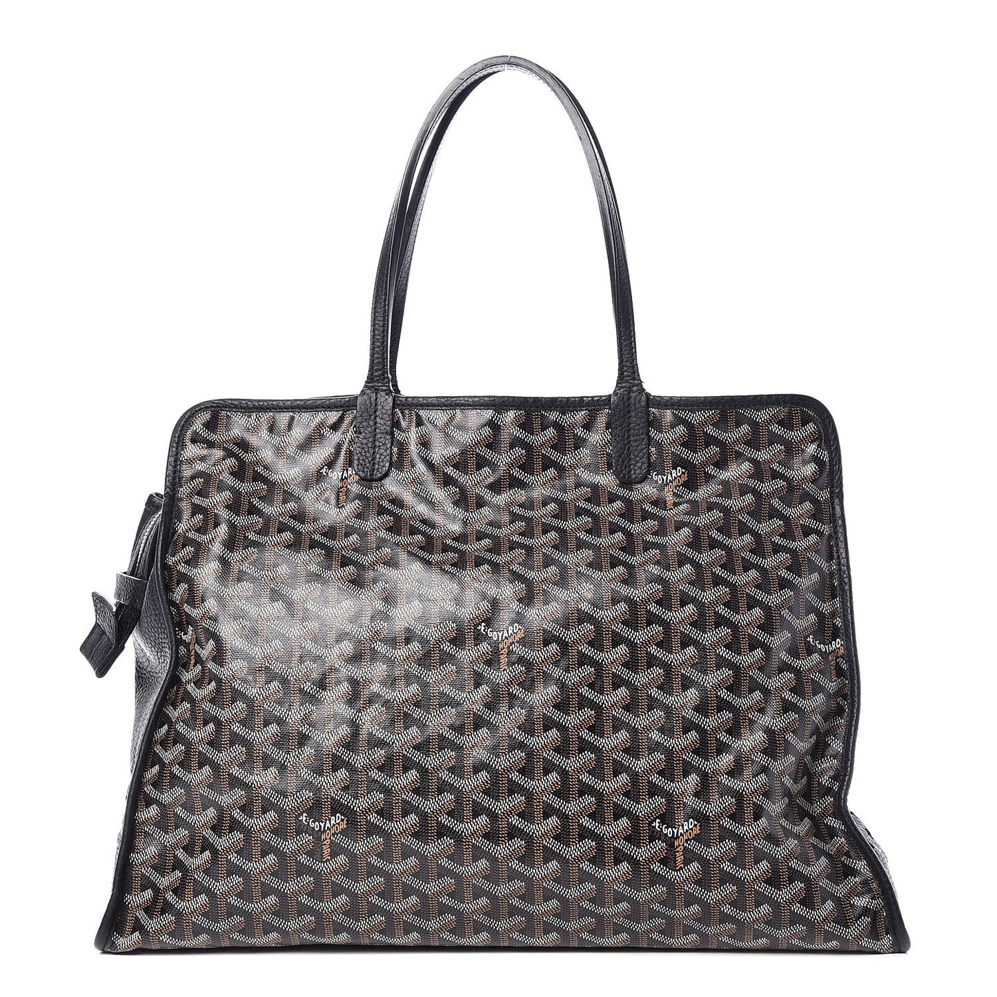 Goyardine Sac Hardy Pet Carrier PM Black