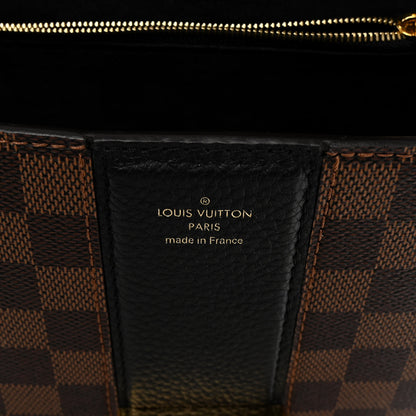 Louis Vuitton Damier Ebene Cuir Taurillon Wight Black 6 of 9