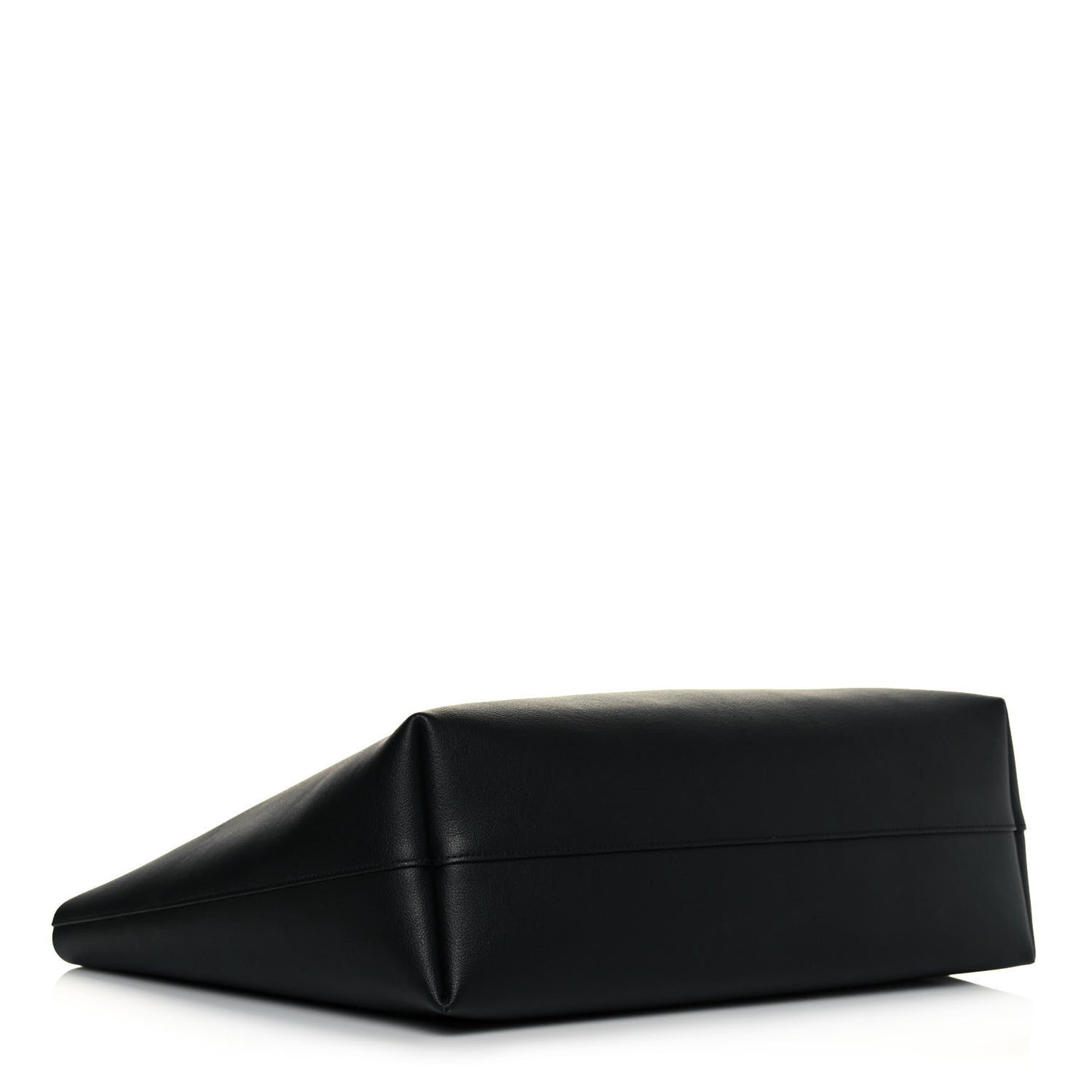 Calfskin Large Shopping Tote Black
