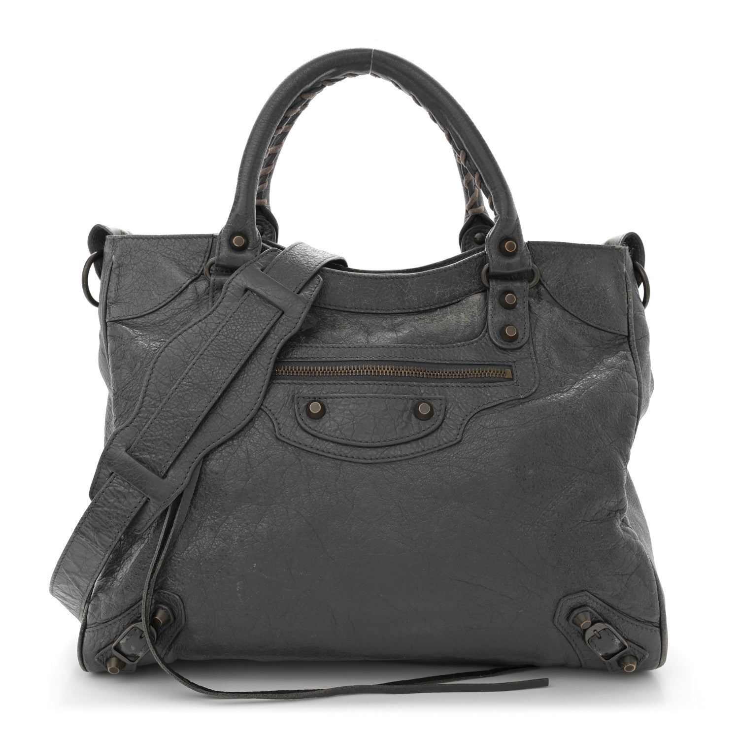 Balenciaga Agneau Classic Hardware Velo Gris Fossile 1 of 18