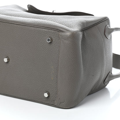 Hermes Taurillon Clemence Lindy 30 Etain 9 of 9