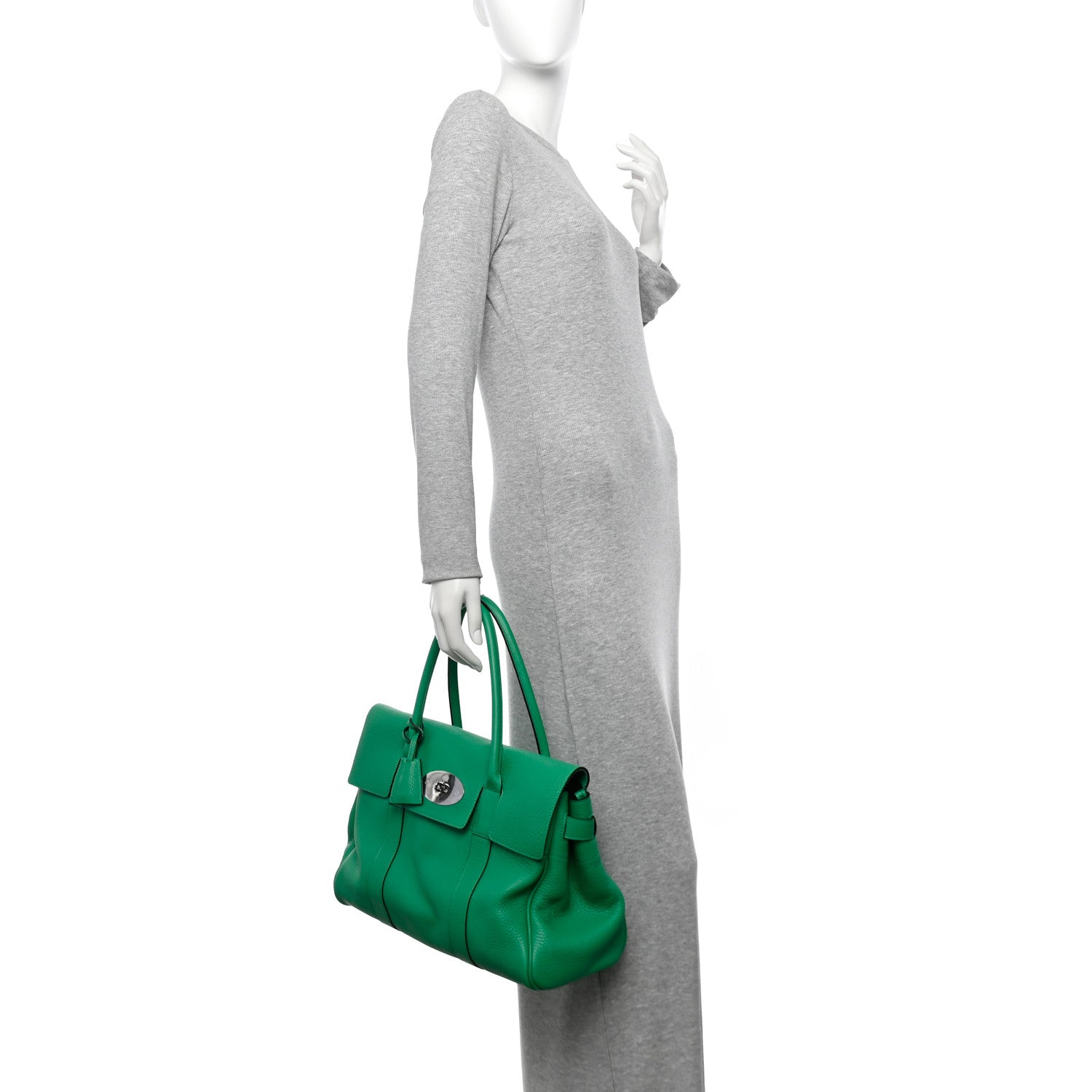 Mulberry Heavy Grain Bayswater Lawn Green 2 of 12