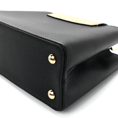 Louis Vuitton Taurillon Capucines PM Black Arizona 9 of 10