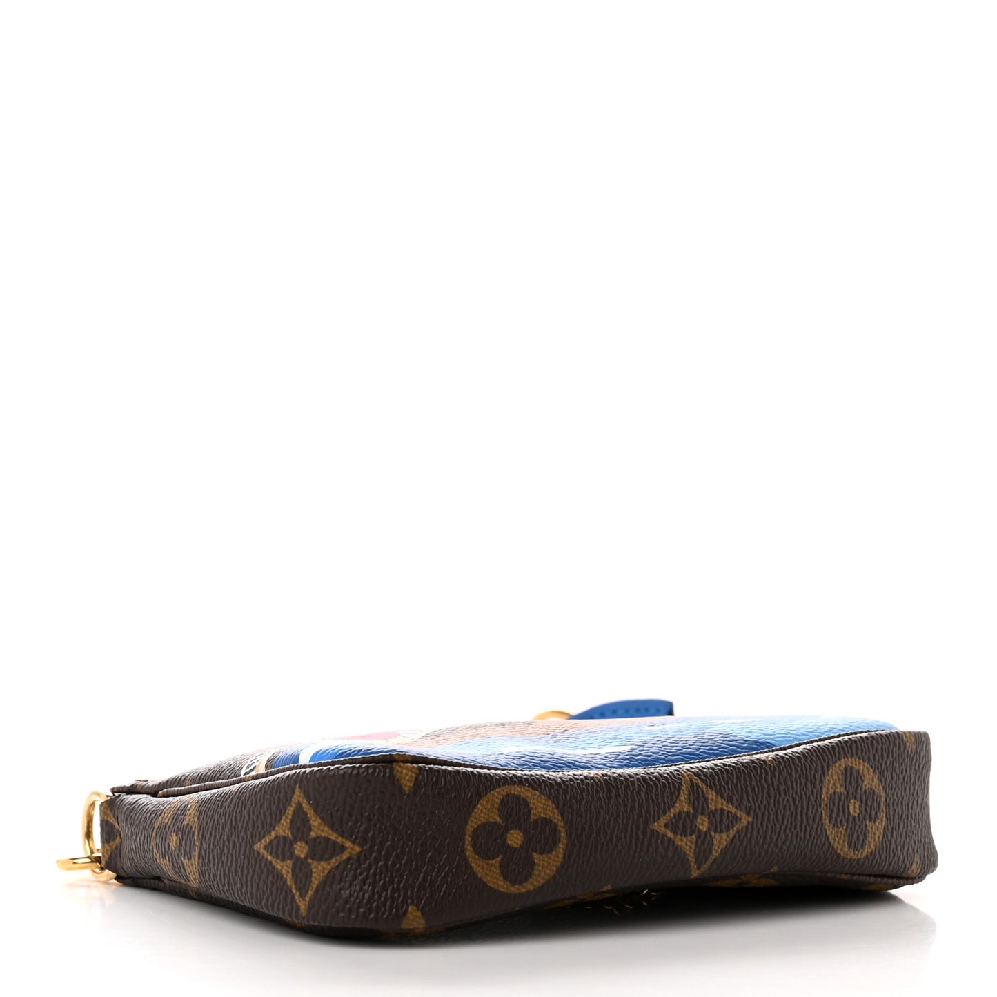 Monogram 2019 Christmas Animation Mini Venice Pochette Accessories Blue