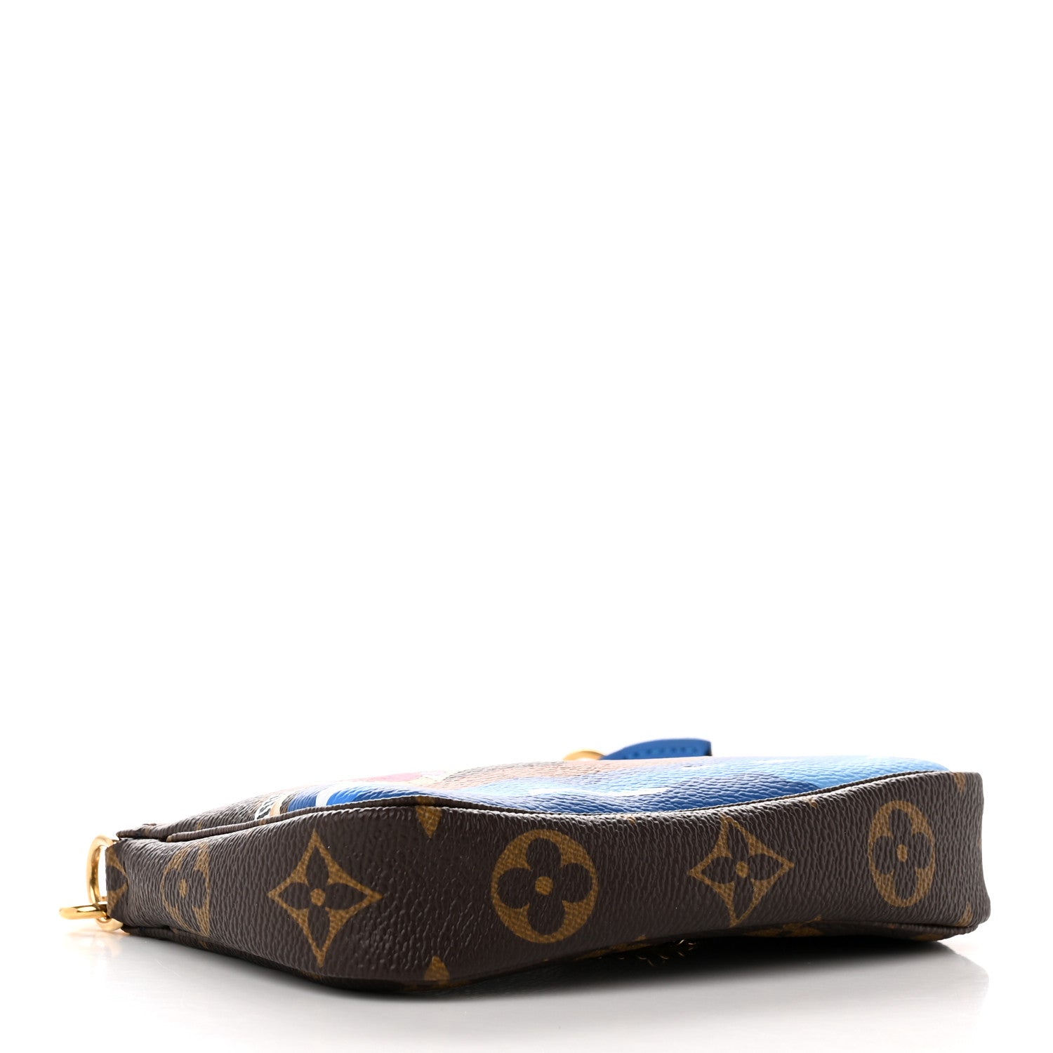 Louis Vuitton Monogram 2019 Christmas Animation Mini Venice Pochette Accessories Blue 4 of 8