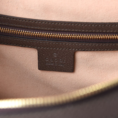 Gucci GG Supreme Monogram Web Small Ophidia Top Handle Shoulder Bag Brown 8 of 10
